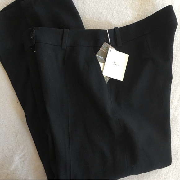 C. Dior Navy wool uniform slacks/ pants - Picture 4 of 8